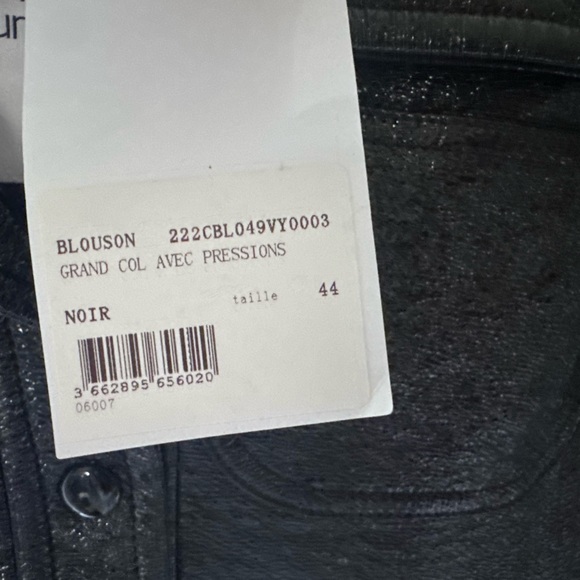 Courrèges Oversize Collar Vinyl Jacket - Picture 8 of 9